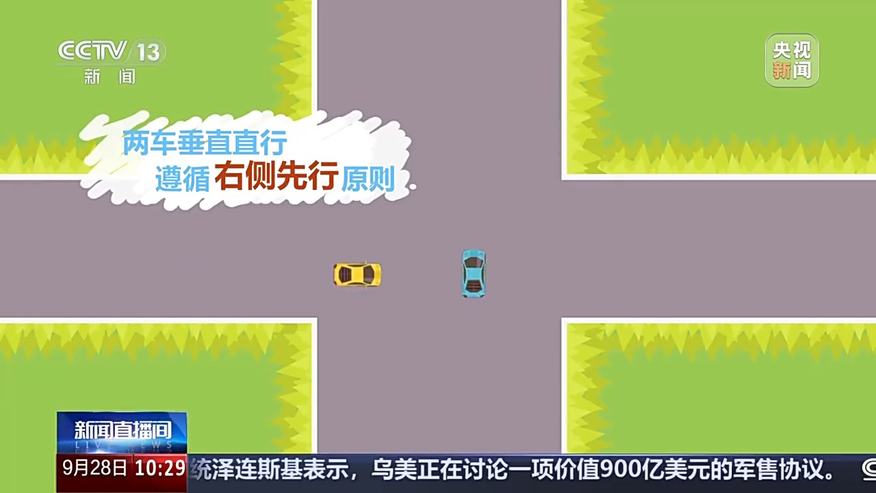 國(guó)慶中秋假期交通安全風(fēng)險(xiǎn)_無信號(hào)燈路口通行規(guī)則_出行提示